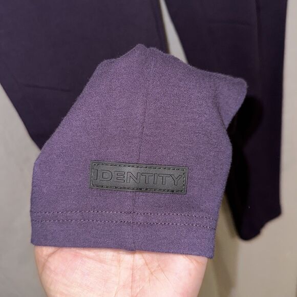 ALPHALETE M Identity Deep Purple Plum Brushed Cotton Jogger Athletic Pants - Picture 7 of 13